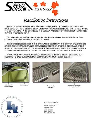 Speed Screen Gutter Guard | LeafBlaster Pro® – BBZTX