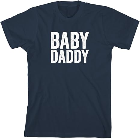 Baby Daddy Men's Shirt - XXXX-Large - Navy Blue | Amazon.com