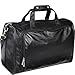 AmeriLeather 18-inch Leather Carry on Weekend Duffel (Black)