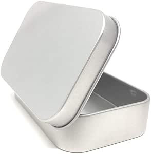 TOOGOO Paquete de 8 Caja Lata de bisagras Recipientes con ...