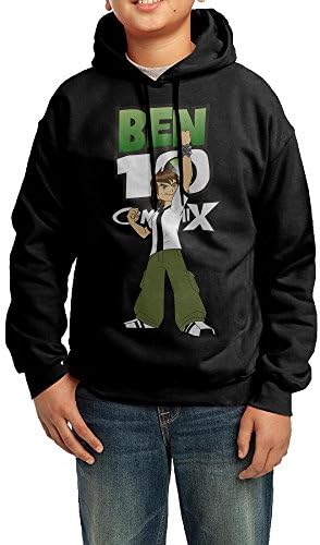 BHGT Youth Unisex Hoodie BEN10 Black Size L