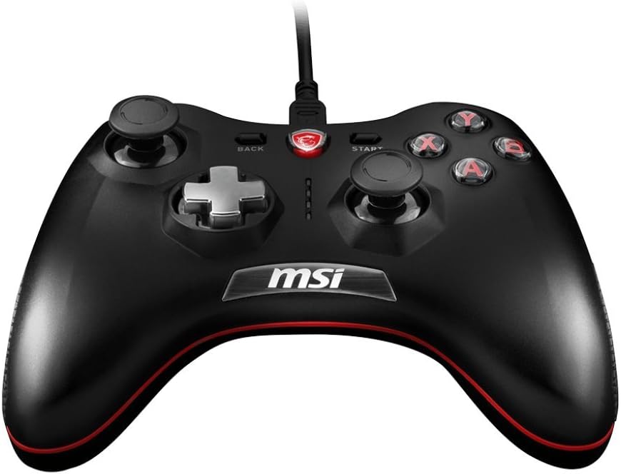 MSI Gaming Wireless Rechargeable Dual Vibration Gaming Controller for PC and Android (FORCE GC30): Computers & Accessories
