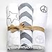 Baby Soft Swaddle Blanket Organic Cotton Muslin 3 Pack Shower Gift + Stroller Clips