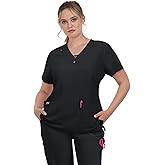 KOI Betsey Johnson Kennedia Women's 3-Pocket Scrub Top