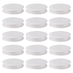 Craftdady 50Pcs Empty Plastic Wire Spools 2.64" in
