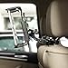 Headrest Mount,Dealgadgets Universal Tablet Car Seat Headrest Mount Holder for iPad Mini,iPad 2,3,4, iPad Air, iPad Air 2, Samsung Galaxy Tab, Tab S, Galaxy Note 10.1 and 8.4, Google Nexus , Sony Xperia, and other 7 inch to 11 inch tablets with Clean Cloth