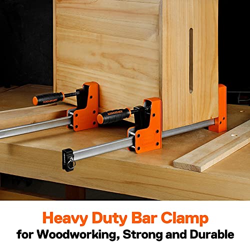 18” Bar Clamp Set, 2pack 90° Parallel Clamp Master