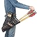 KRATARC Archery Hip Arrow Field Quiver Waist Arrows Bag with Belt Hanged for Target Hunting Shooting (Camo)