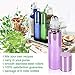 6 Bottle Set Fiery Youth 3 Colors Mixed Glass Essential Oil Roller Bottles,Useful for Aromatherapy Perfumes And Lip Balms,10ml，Glass Roll on Bottle (0.5 ml Dropper included)