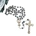 Westman Works First Holy Communion Rosary Beads with Metal Crucifix & Center for Him Deluxe Set with Gift Bag
