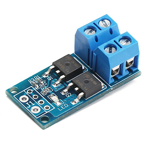 Mos Fet Module Controller Dc DROK® DC 5-36V 400W Dual Large Power MOS Transistor Driving Module, FET ...