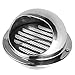 6'' Exhaust Vent Dryer Vent, Hon&Guan Exhaust Vent Soffit Vent 6 Inch Stainless Steel Wall Vent for HVAC System.
