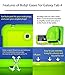 BobjGear Bobj Rugged Case for Samsung Galaxy Tab 4 8-inch Tablet SM-T330, SM-T331, SM-T335, SM-T337, SM-T337A other SM-T33 (Not for Tab A 8) Sound Amplification - Kid Friendly (Gotcha Green)