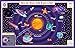 Learn Planet Names and Facts – Made in USA - Front and Back Activities-Solar System Educational Placemat for Kids - Waterproof, Washable, Durable, Reusable – by Tot Talk – 11.5” x 17.5”
