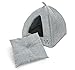 Pet Tent-Soft Bed for Dog and Cat by Best Pet Supplies - Gray Linen, 19