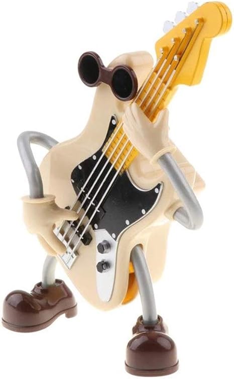 Amazon Co Jp Zxchb プラスチック製のオルゴール ギター形のダンス漫画オルゴール パーソナライズされた回転オルゴール ホーム キッチン