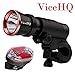 ViceHQ Bike Light Kit Super Bright Removable Bicycle Flashlight and Strong, LED Taillight, 9 Piece