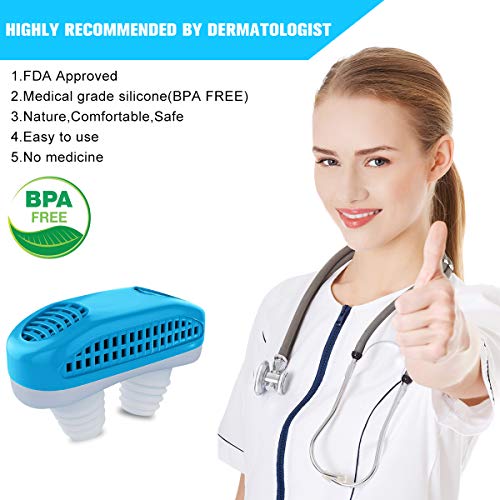 image for Usleepy 2-in-1 Anti Snoring Devices, Snoring Solution Nasal Dilator Ai