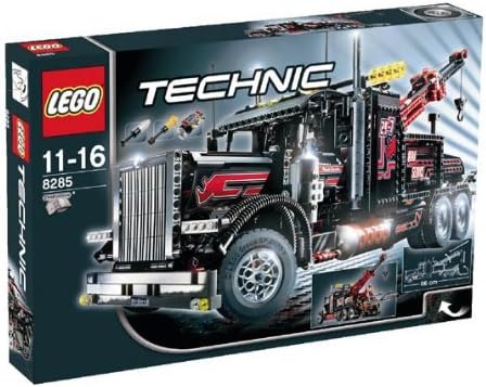 Lego Technic 85 Grosser Schwarzer Abschlepptruck Amazon De Spielzeug