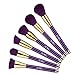 Makeup Brushes BS-MALL Synthetic Makeup Brush Set Eyelash Foundation Blending Blush Eyeliner Face Powder Makeup brushes(15 PCS,Golden Purple)