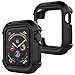 UooMoo Compatible with Apple Watch 4 case 44mm, TPU Shockproof Rugged Full-Protective Bumper Cover Replacement for iWatch Apple Watch Series 4 (44mm,Black)