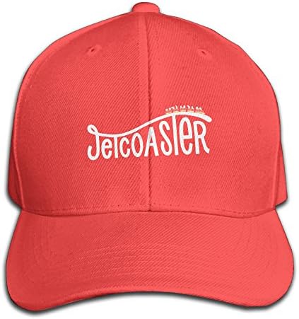 Men's Hats Jetcoaster Japanese Red Flat Visor Strucker Cap