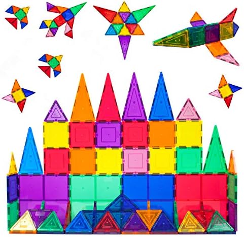 PicassoTiles 60 Piece Set 60pcs Magnet 
