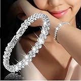 Zealmer Shoopic AAA Cubic Zirconia Tennis Bracelet Hand Chain for Women 6.5
