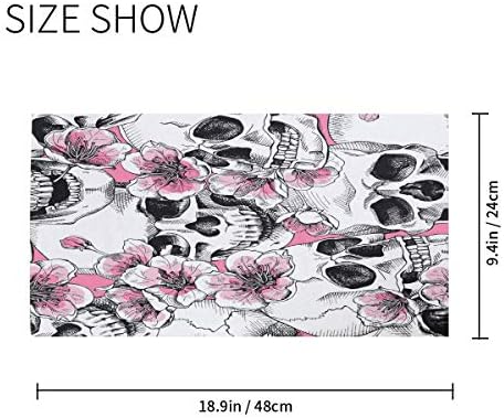 Colorful polyester face masks with a pattern, priced at $12.98.