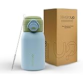 HYDROUP Kids Water Bottle 16oz – Stainless Steel Vacuum Insulated, Leakproof with 2-in1 Straw & Chug Lid, BPA-Free, Durable for School and Sports