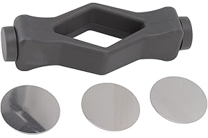 Lwuey Front Load Washer Door Prop, Washing Machine Door Prop Stopper Flexible Mouth Shape Strong Washes Doors Stoping Props Prevent Accidental Closing Keep Dry for Home with 3 Adhesive Sheets(Gray)