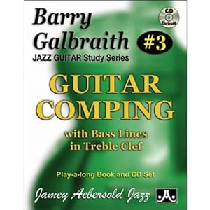 Barry Galbraith Jazz Guitar Study 3 — Guitar Comping: With Bass Lines in Treble Clef, Book & CD