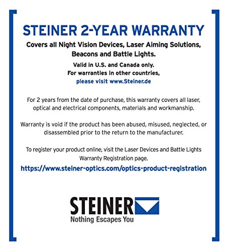 Steiner eOptics Model DBAL-I2 Dual Beam Aiming Laser Intelligent (Green Laser), Black - Thumbnail 6