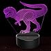 BEISHIDA Night Lights for Kids Dinosaur Lamp Kids Night Light Christmas Gifts Decorations Dinosaur Toys 3D Bedside Lamps 7 Colors Change Nightlights Birthday Gifts for Girls Boys Baby (Indoraptor-03)