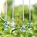 H&D Beautiful Angel Crystal Ball Pendant Chandelier Decor Hanging Prism Ornaments,Crystal Ornament Ball Suncatcher Window Prisms,Pack of 4