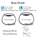 POY Replacement Bands Compatible for Fitbit Charge 2, Classic & Special Edition Sport Wristbands, Large Lavender, 1PC