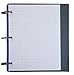 Five Star Flex Hybrid NoteBinder, 1-1/2 Inch Binder with Tabs, Notebook and 3 Ring Binder All-in-One, Blue (72405)