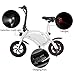 shaofu Folding Electric Bicycle – 350W 36V Waterproof E-Bike with 15 Mile Range, Collapsible Frame, and APP Speed Setting (White-6AH)thumb 4