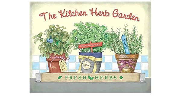 La cocina jardín de hierbas. Fresco. 3 macetas de hierbas ...