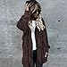 KESEE Swearter for Women Womens Long Hoodies Coat Cardigan Outwear with Procket Winter Warm Loose Jacket White