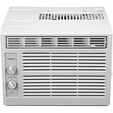 Whirlpool 5,000 BTU 115V Window-Mounted Air Conditioner with Mechanical Controls, White