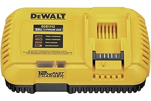 DEWALT Battery Charger, 20V + Flexvolt Fast Charger (DCB1112)