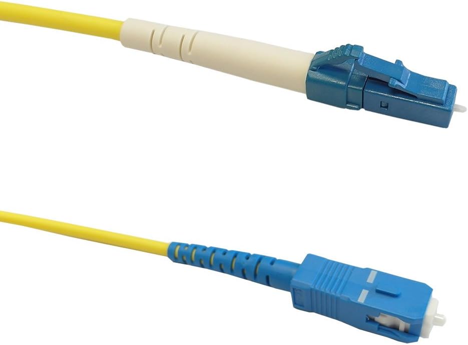 30ft - 10m Fiber Singlemode Simplex LC/APC to SC/UPC 9 micron - 3mm jacket LSZH