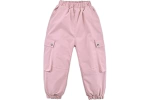 PODGINA Kids Boys Girls Winter Fleece Lined Ski Waterproof Snowboarding Snow Rain Pants