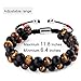 Maromalife Diffuer Bracelet Genuine Stone Aromatherapy Diffuser Adjustable Wristband Confidence Relief Stress for Men/Women