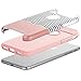 iPhone 8 Plus Case,iPhone 7 Plus Case,BENTOBEN Ultra Slim Dual Layer Hybrid Shockproof Hard PC Shell Flexible TPU Bumper Wave Pattern Protective Case for iPhone 8 Plus/iPhone 7 Plus 5.5 Inch Rose Gold