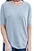 POGTMM Women's Summer T-shirts Tops Loose Casual V-Notch Tee Tops Short Sleeve Cotton T-Shirts Tunic Tops