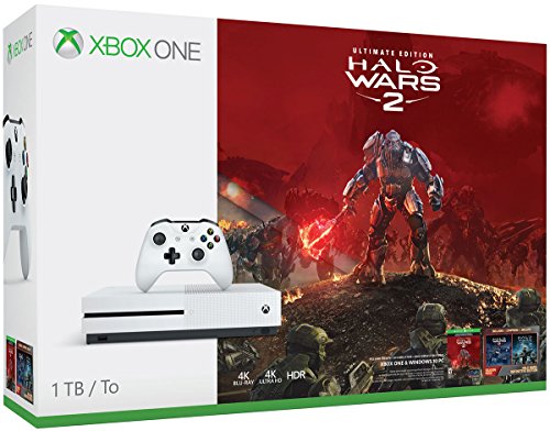 UPC 889842181777, Xbox One S 1TB Console - Halo Wars 2 Bundle