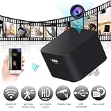 Hidden Camera Camera-Home Surveillance Charger Camera-USB Charger Camera 1080P HD Motion Detection WiFi Wireless Mini Night Vision Wall Adapter Camera Loop Recording