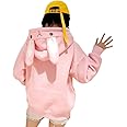 CRB Fashion Cosplay Anime Bunny Emo Girls Cat Bear Ears Emo Bear Top Shirt Pullover Sweater Hoodie (Style #1)